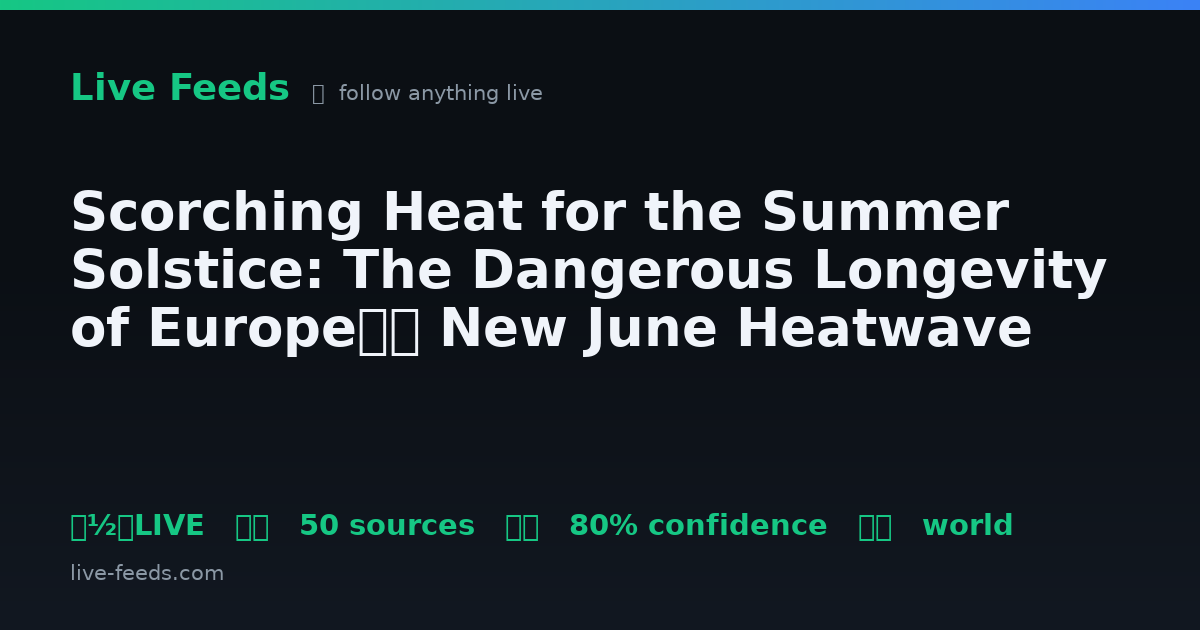 Scorching Heat for the Summer Solstice: The Dangerous Longevity of ...